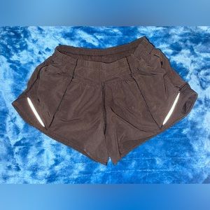 Black lululemon athletic shorts